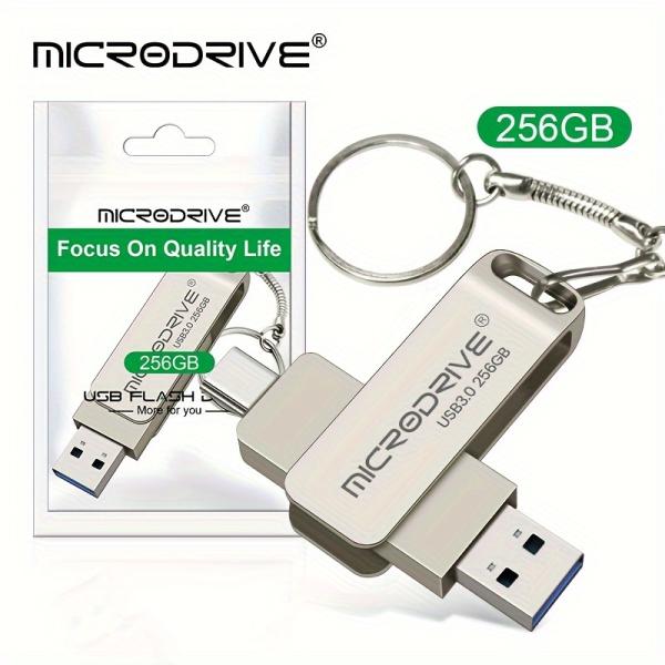 마이크로드라이브 W2 펜 드라이브 Typec USB3.0 플래시 드라이브 64GB128GB256GB 펜 드라이브 : 오토명가텍