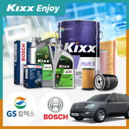 [자체제작]카샤 모하비 3.0d 디젤 킥스 D1 5W30 엔진오일필터세트 미션오일 20L