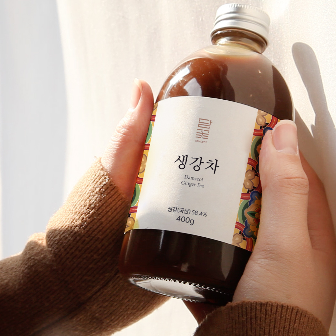 국내산 생강차 400g 수제 생강청 착즙 원액 진저티 담꽃 - 상세 이미지 2