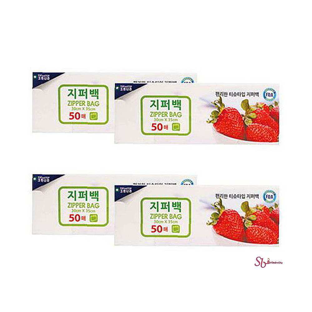 크린나라 50매 대형 30cmx35cm 지퍼백abc821 : 셀리스트샵M