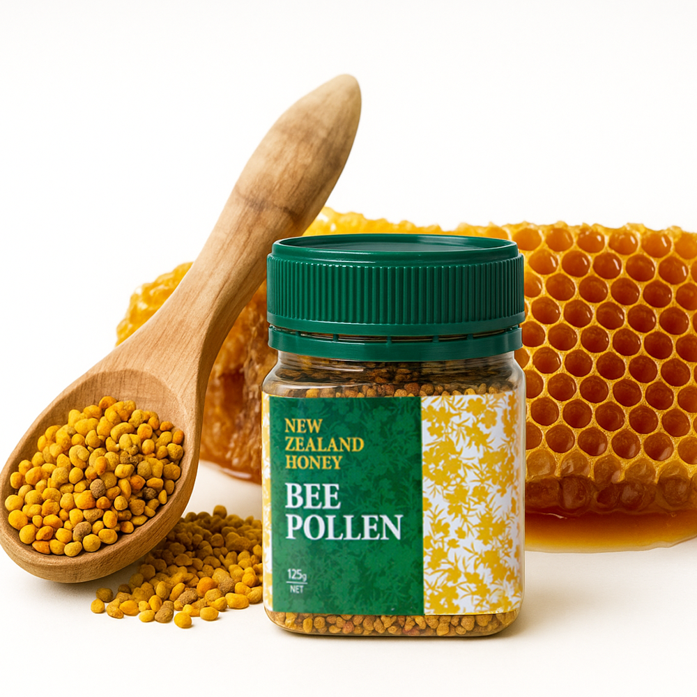 뉴질랜드 비폴렌 125g  100% 천연 먹는 벌꽃가루 화분 가루 건강식품