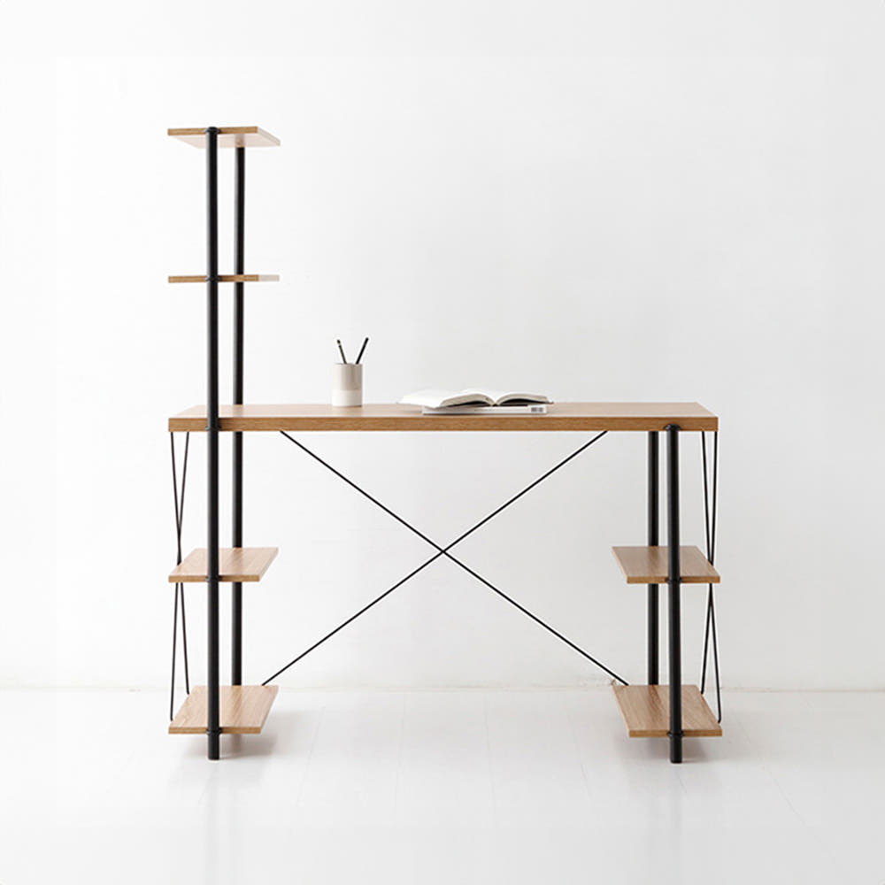 이지보 툴프리 H형 책상 120x56x74, 리베라오크 2210.5486