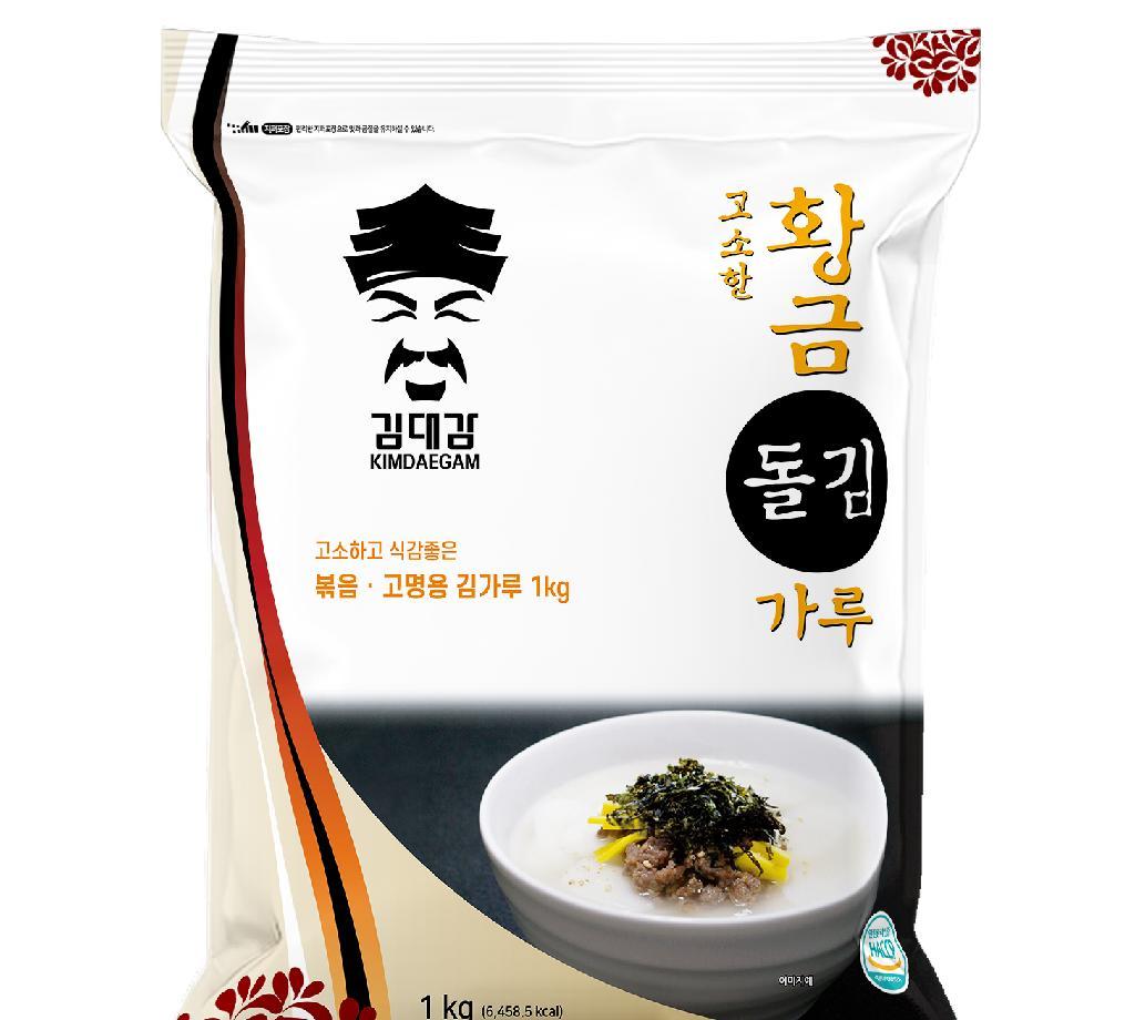 고소한황금돌김가루(실속형) 김대감 1kg : 식재온