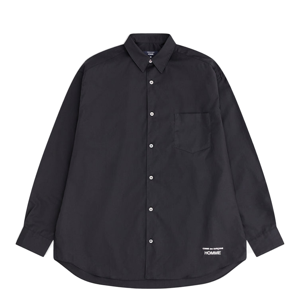 꼼데가르송 옴므 셔츠 Cotton Broad Shirts 무지 남방 HO-B102-051 - 메인 이미지