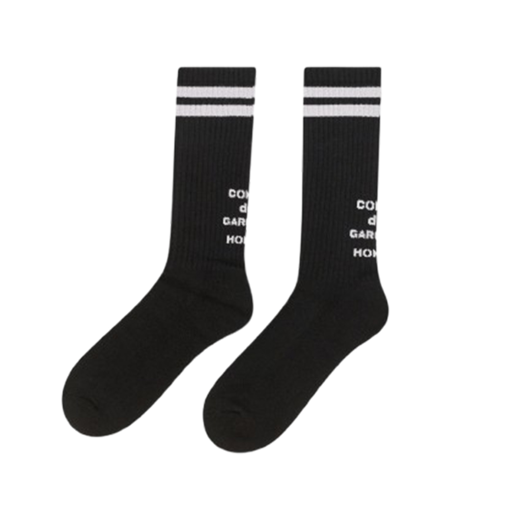 꼼데가르송 옴므 양말 Cotton Pilled With Lines Socks 남자 캐주얼 HO-K502-051 - 메인 이미지