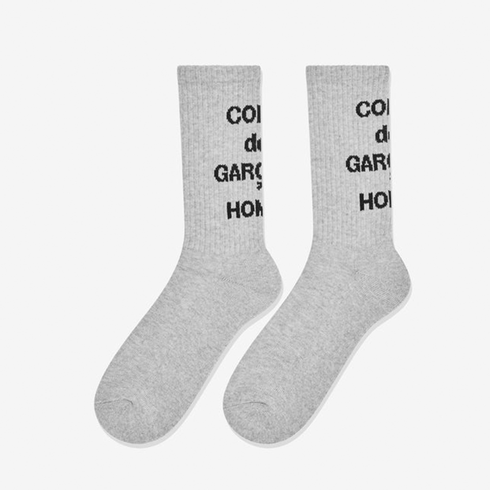 꼼데가르송 옴므 양말 Cotton Pilled Socks 남자 캐주얼 HO-K501-051 - 상세 이미지 3