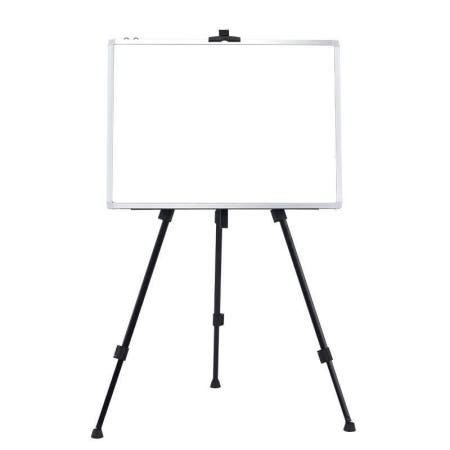 [해외]접이식 이동식 휴대용 다용도 행사 침실 노트북 행사용 단일 삼각대 최대 60x90 화이트보드 지원