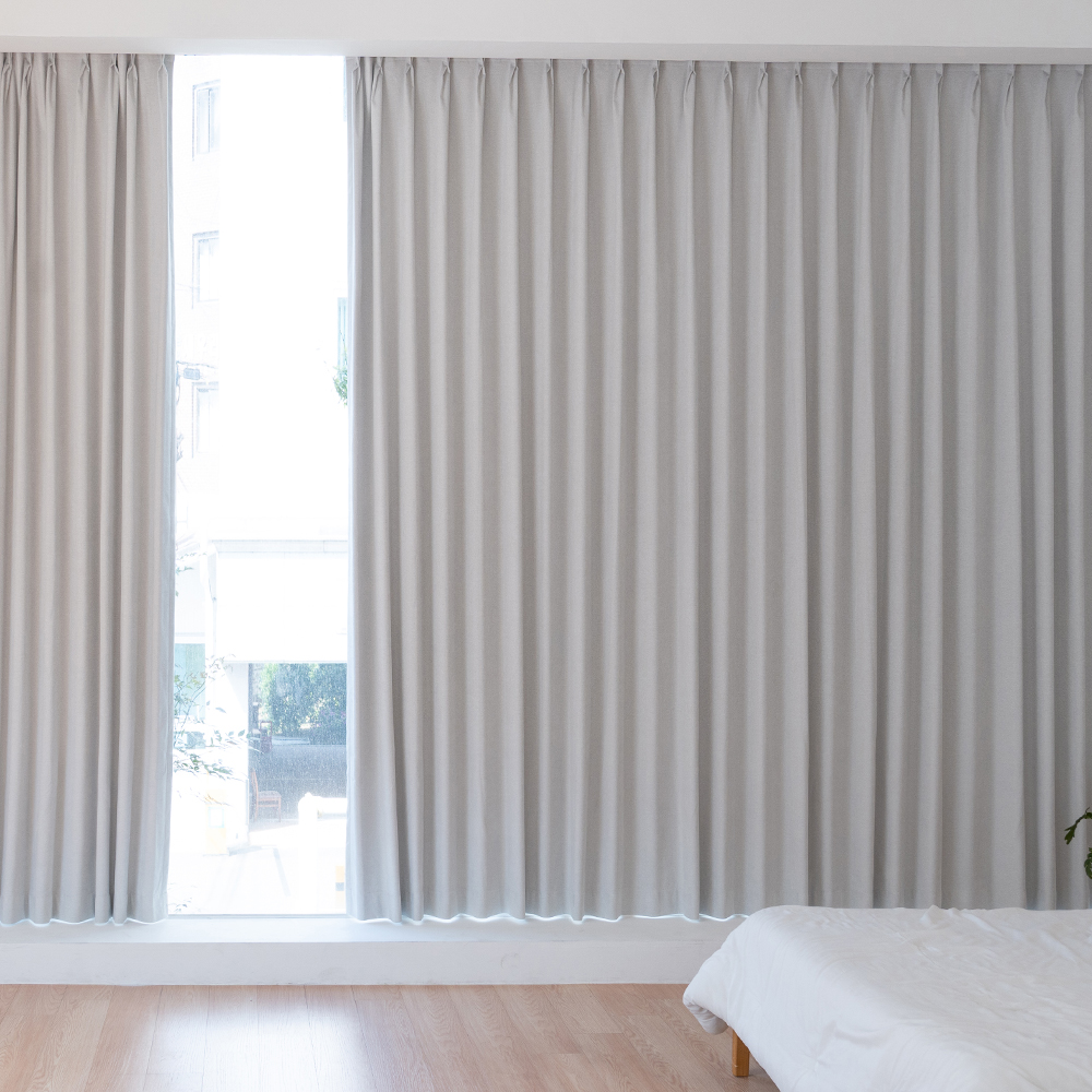 빛차단100% 나비주름 암막커튼 가로 60CM 높이 250cm 크림아이보리외 4 Color