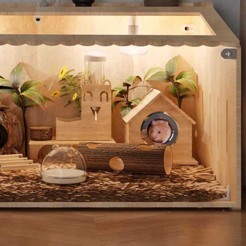 레오파드게코 사육장 온도조절 반려동물 둥지 소라게 60cm - 상품 이미지