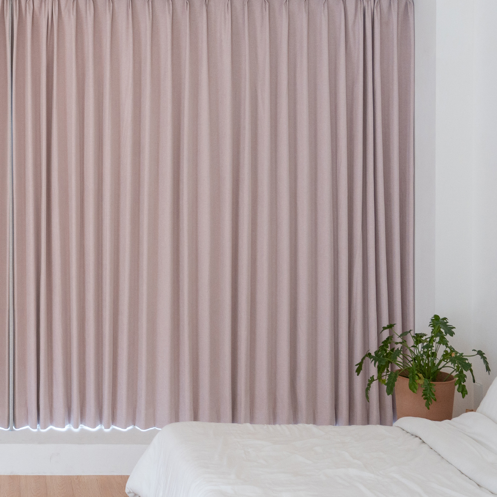 빛차단100% 나비주름 암막커튼 가로 60CM 높이 250cm 크림아이보리외 4 Color