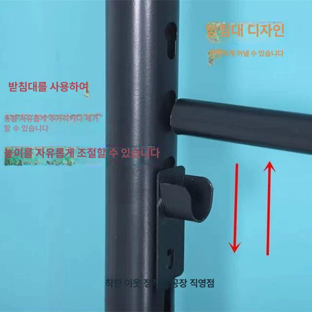 랩핑 랙 거치대 바퀴 스탠딩 비닐 행거 필름 걸이 테이블 걸이대 2m 8층 - 상세 이미지 5