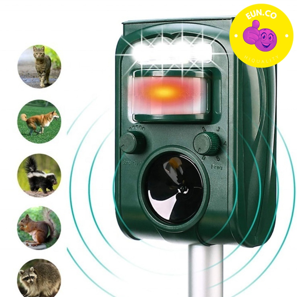 초음파 해충 퇴치기 가정용 모기 뱀 두더지 쥐 조류 차단 접근금지