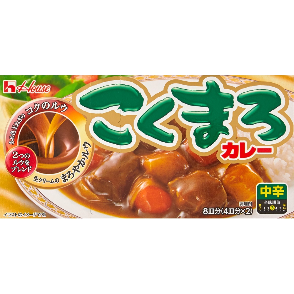 하우스 식품 고쿠마로 카레 중신 140g : MIRAI PROJECT