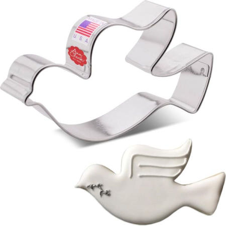 [Ann Clark Cookie Cutters][해외]앤 클락이 제작한 피스 도브 쿠키 커터 4.5인치 미국산