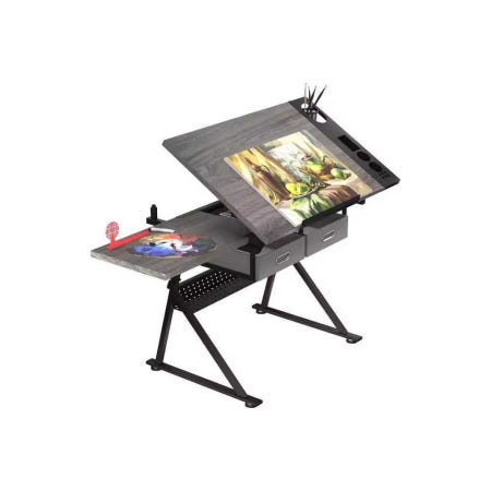 도면판 제도책상 건출설계사 A1 미술 작업대 드로잉 데스크 1. A형(강화유리)작업대