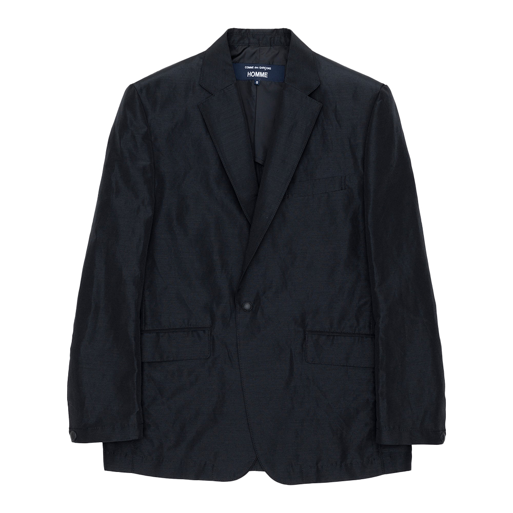 꼼데가르송 옴므 자켓 Polyester Ramie Poplin Jackets 캐주얼 린넨 HO-J002-051 - 메인 이미지