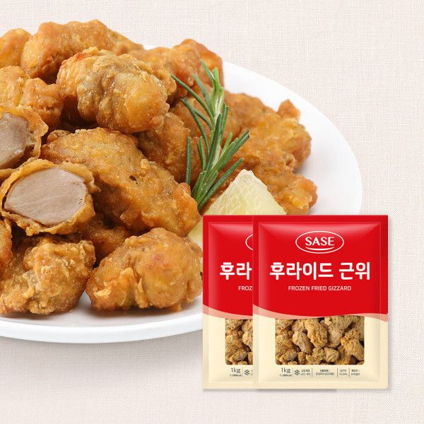 사세 후라이드 근위 1kg 2봉 스타배송 1836341 J 사세 리얼 후라이드 순살치킨 1kg 2봉 (스타배송) : JP company