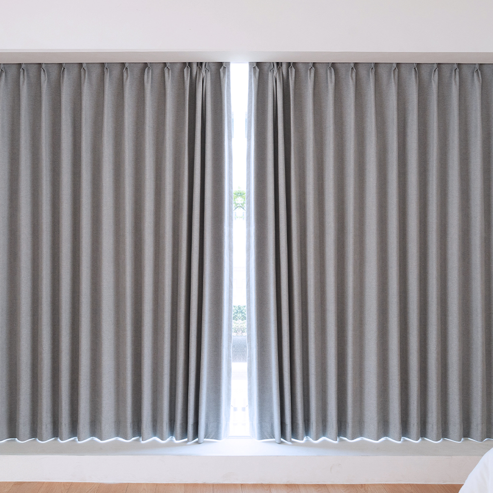 빛차단100% 나비주름 암막커튼 가로 60CM 높이 250cm 크림아이보리외 4 Color