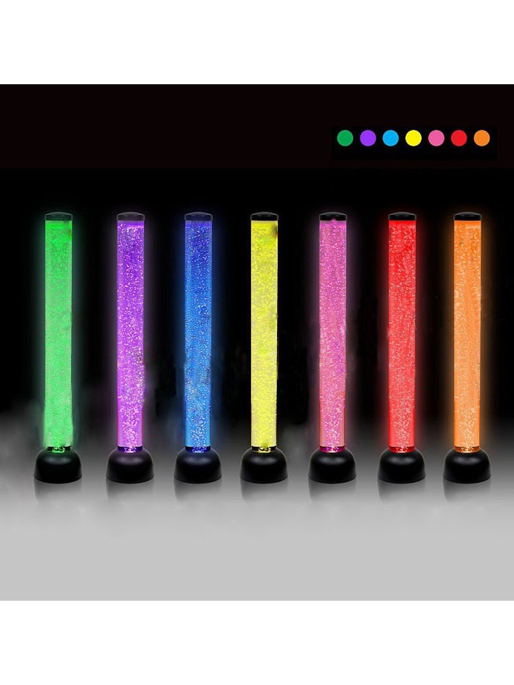 물기둥 조명 장식 LED 이넽리어 램프 버블 해파리 무드등 흰색 자동 103cm (물고기 6마리) - 상세 이미지 3