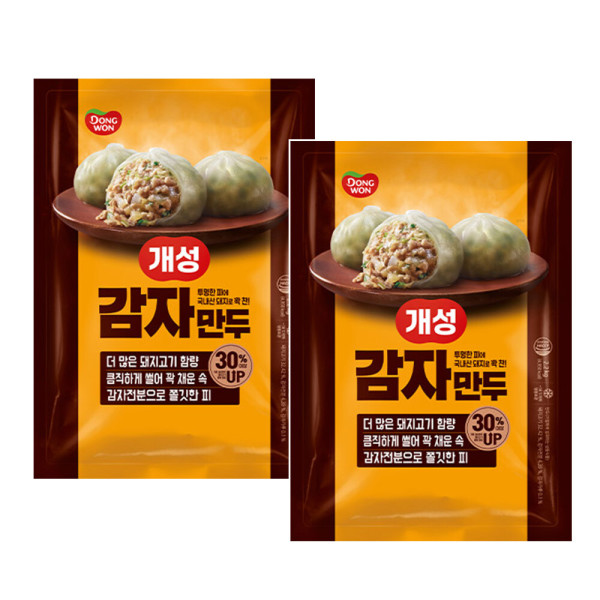 동원 개성 감자만두 2.2kg x 2봉 /냉동식품 : 블룸로즈