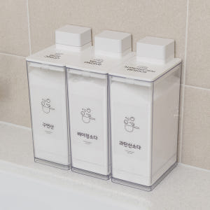 주방 투명 세제통 세탁 가루 리필 소분 보관통 실사용 후기 | 효과 있을까? - 상품 이미지 1