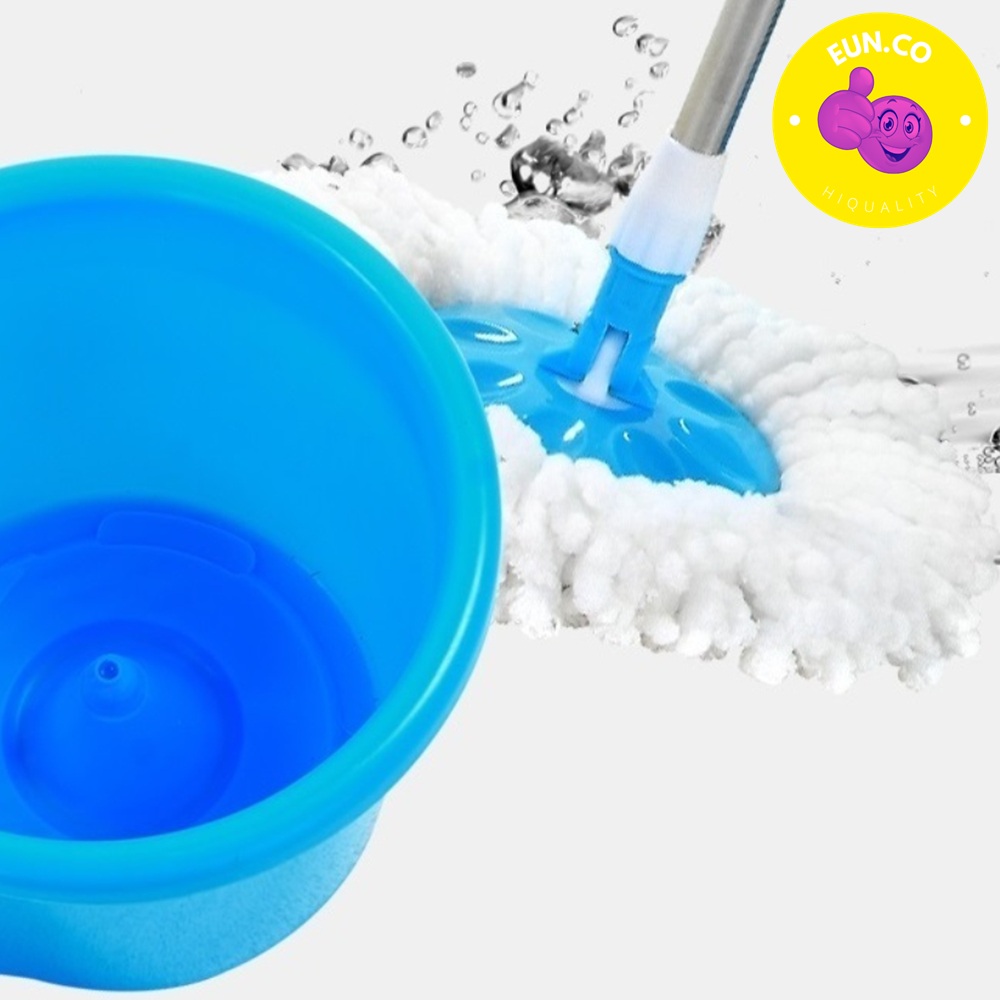 통돌이 회전 걸레 세트 극세사 세탁 원형 물걸레 짤순이 탈수