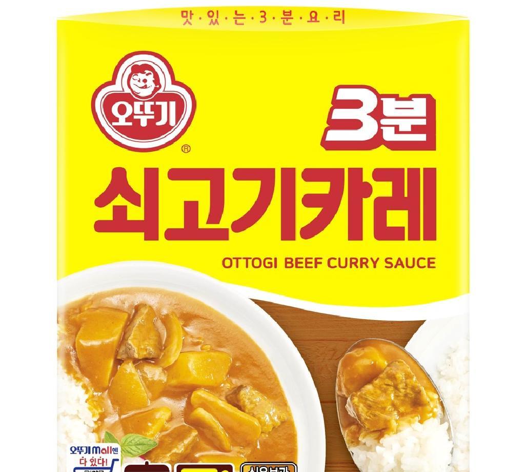 3분카레 쇠고기 오뚜기 200g : 식재온
