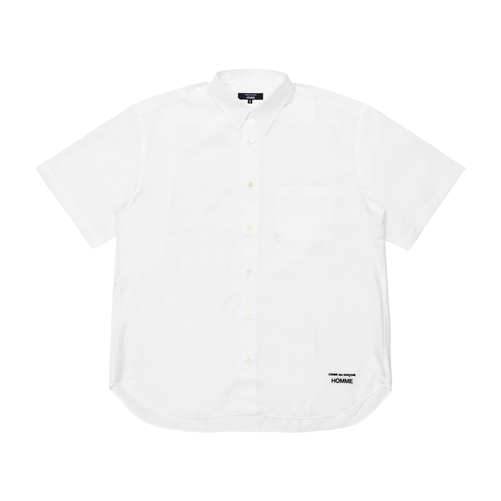 꼼데가르송 옴므 셔츠 Cotton Broad Shirts 반팔 남방 HO-B103-051 - 상세 이미지 4