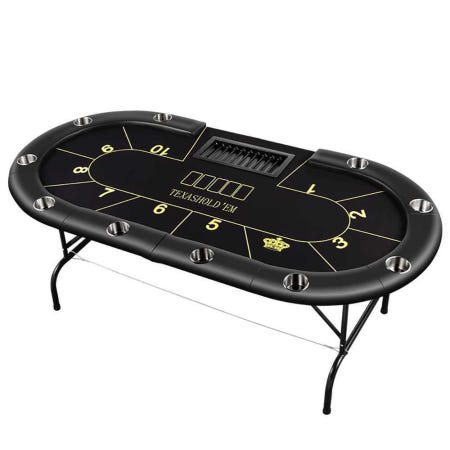 [해외]보드게임테이블 텍사스 홀덤 성인 포커 탁자 바카라 213x106CM