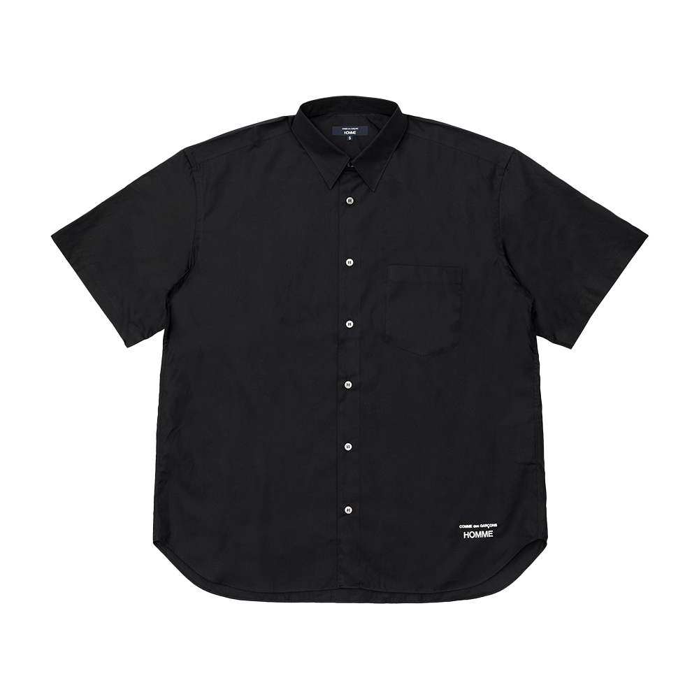 꼼데가르송 옴므 셔츠 Cotton Broad Shirts 반팔 남방 HO-B103-051 - 메인 이미지