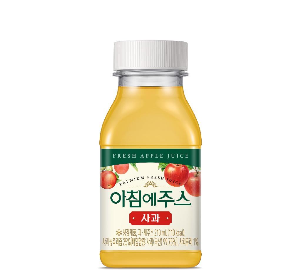 아침에주스 사과 서울우유 210ml : 식재온