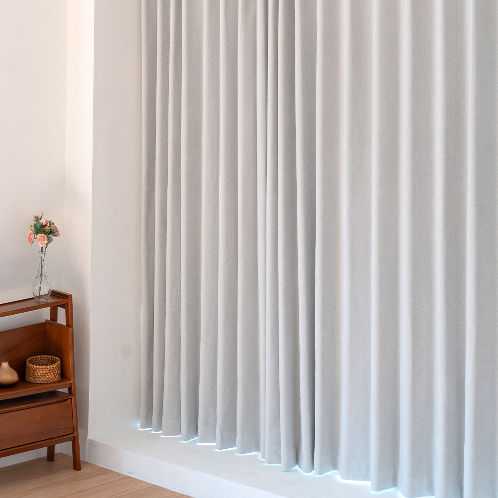 빛차단100% 나비주름 암막커튼 가로 60CM 높이 250cm 크림아이보리외 4 Color