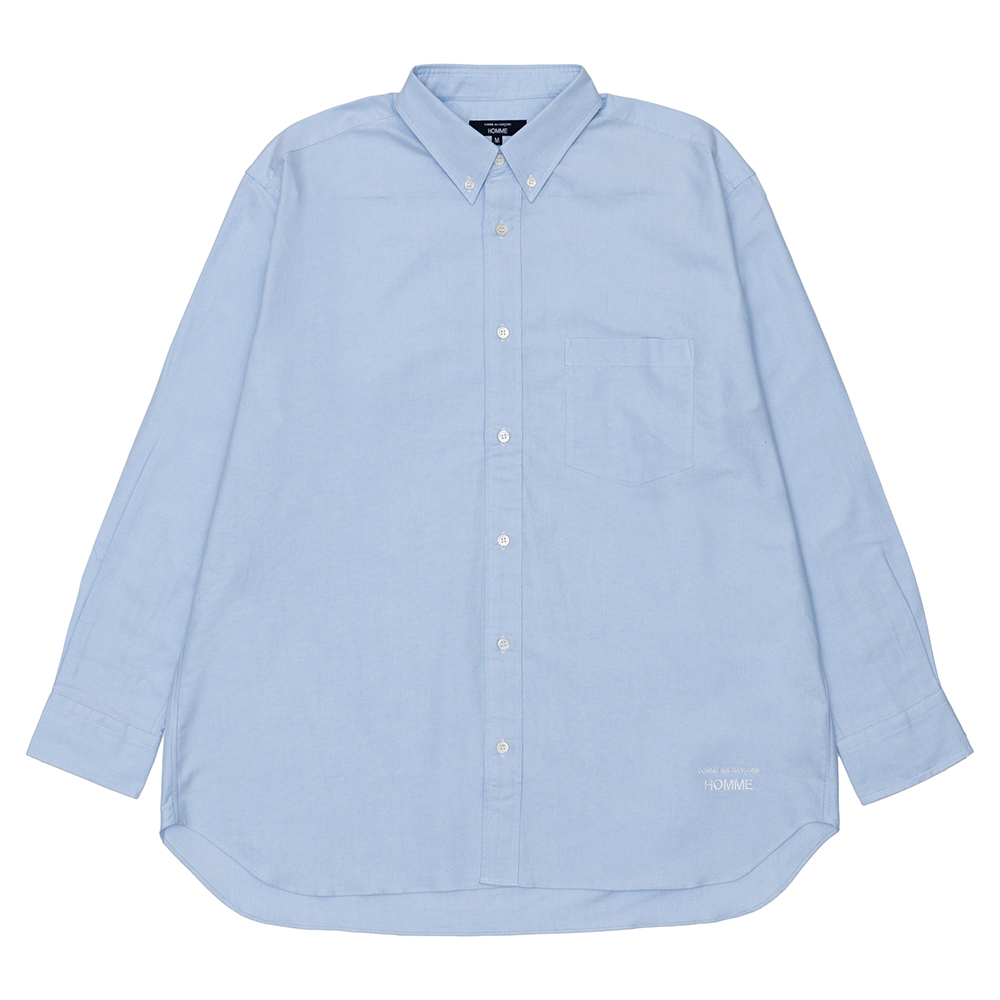 꼼데가르송 옴므 셔츠 Cotton Oxford Shirts 긴팔 남방 HO-B008-051 - 메인 이미지