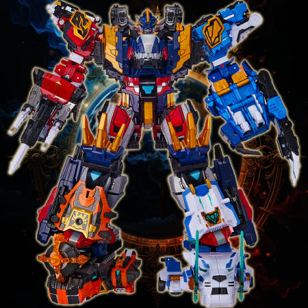 최강공룡 미니특공대 렉스카이저D6 변신로봇 5종 세트 렉스카이저 + 다이노 헤드봇 장난감