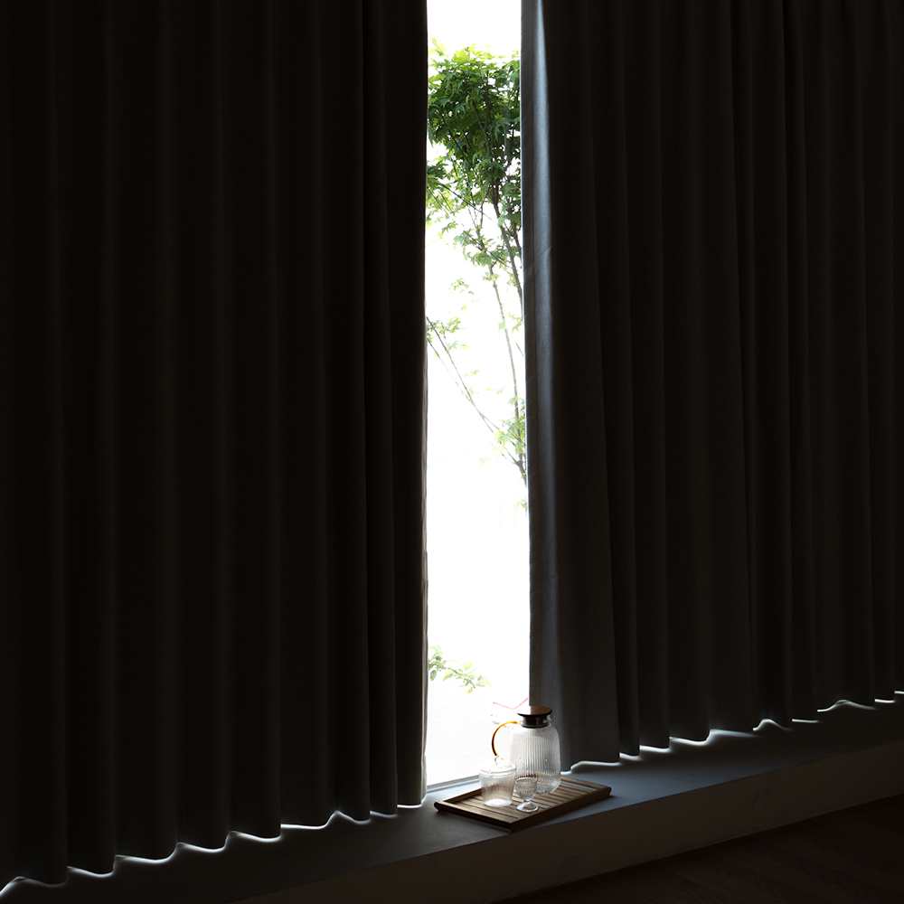 빛차단100% 나비주름 암막커튼 가로 60CM 높이 250cm 크림아이보리외 4 Color