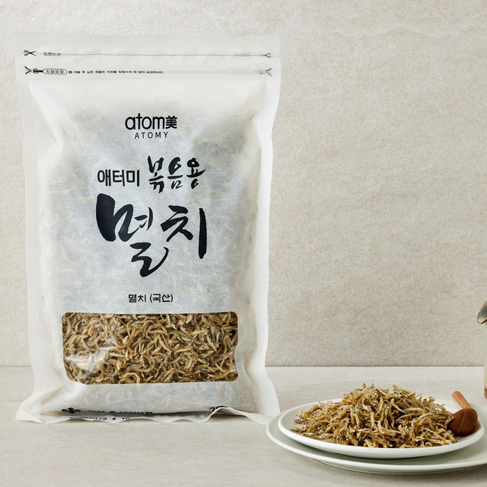 애터미 볶음용 멸치 250g 국산 반찬 칼슘 단백질 담백하고 고소한 영양가득 고품질 : 깐따삐아몰