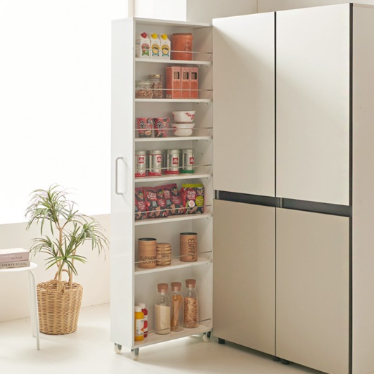 냉장고옆틈새장 냉장고 자리 수납장 속깊은 주방 수납장