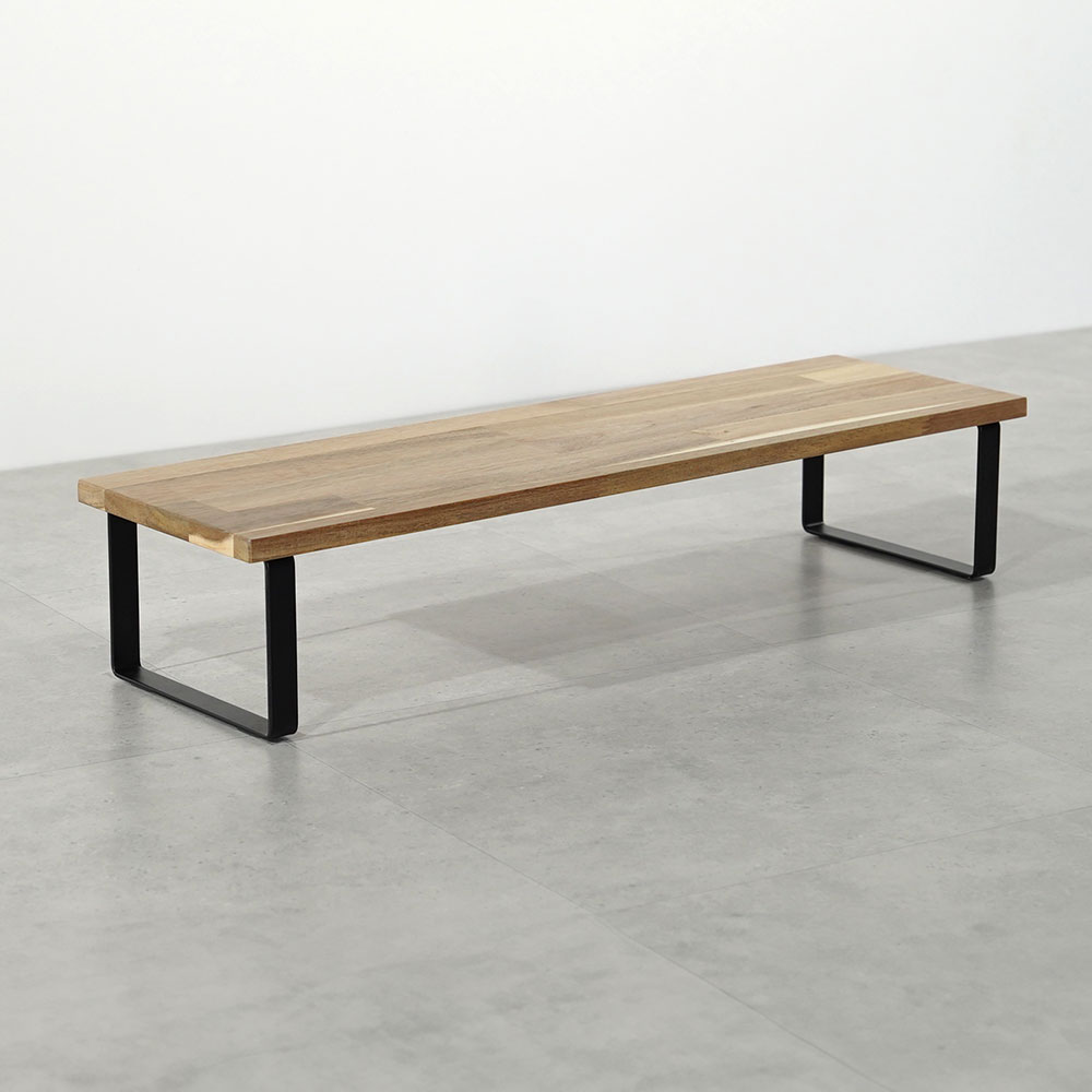 원목 듀얼 모니터 받침대 폭 300mm 높이16cm 600mm, 아카시아상판(블랙받침)