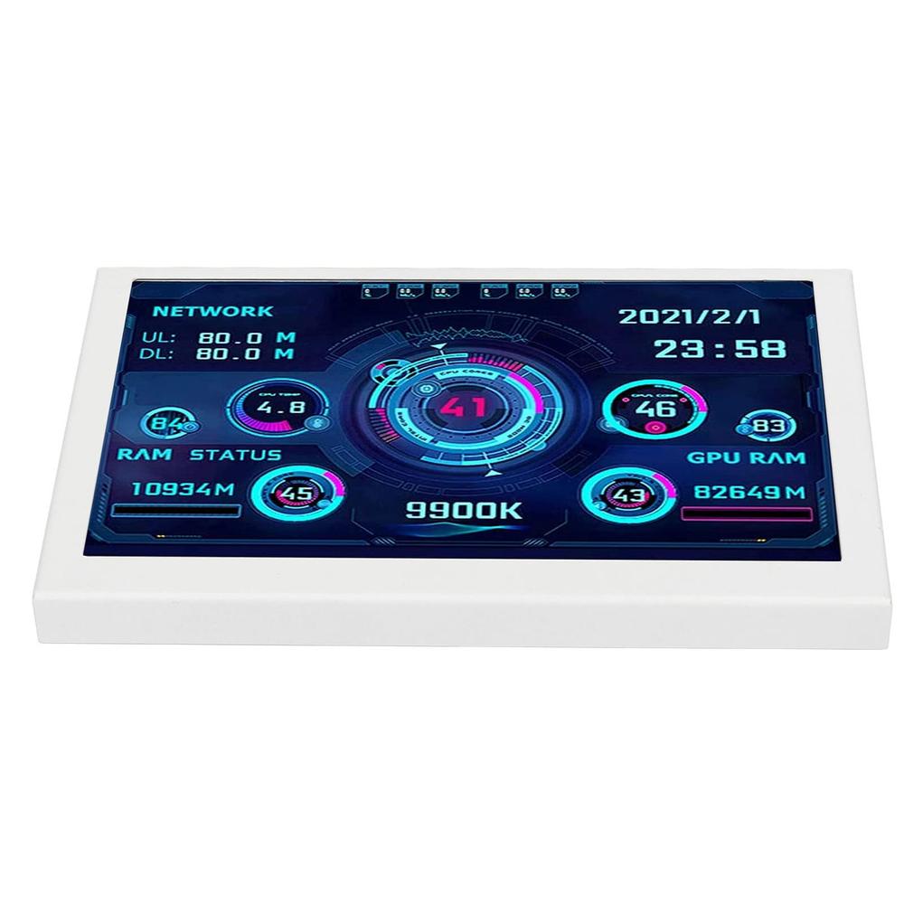 5인치 USB 미니 스크린 AIDA64 PC CPU GPU 데이터 모니터 컴퓨터 온도 디스플레이 타입 C 서브 스크린 PC 센서 패널 디스플레이 : 웰로마켓