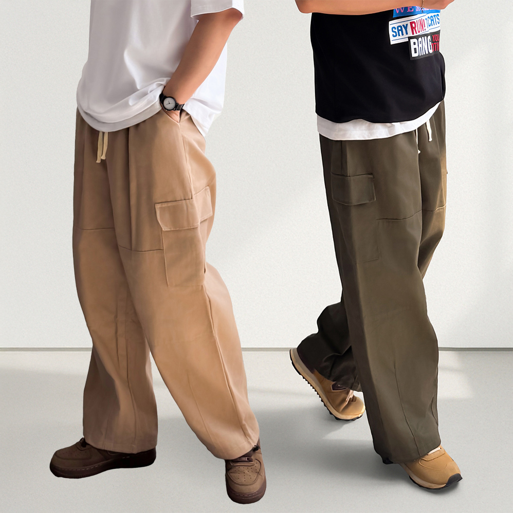 1+1 벌룬팬츠 남자버뮤다팬츠 건빵바지 - 상세 이미지 2