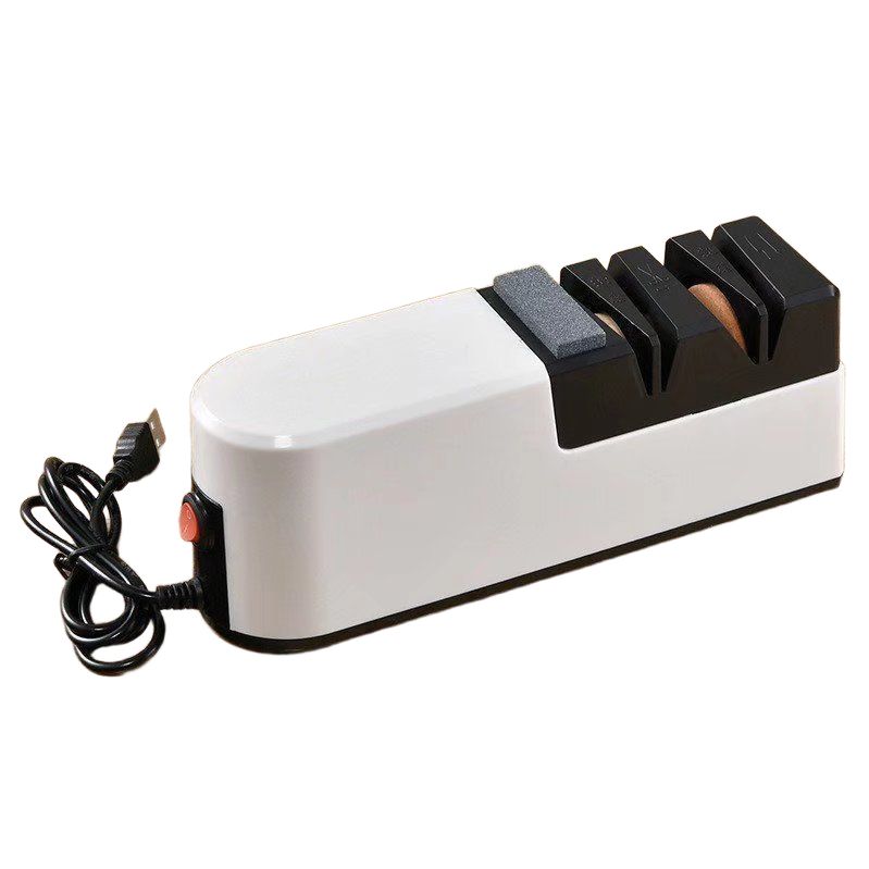 칼갈이 전동 숫돌 가위갈이 기계 다기능 전동 샤프너 USB - 상세 이미지 4
