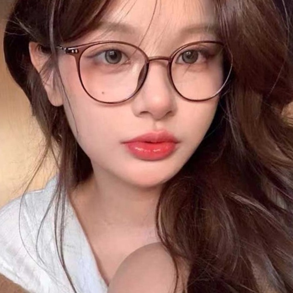 박대표마켓 블루라이트 차단 안경 가벼운 여자 안경테 남자 대두 뿔테 패션 투명안경테 - 상품 이미지