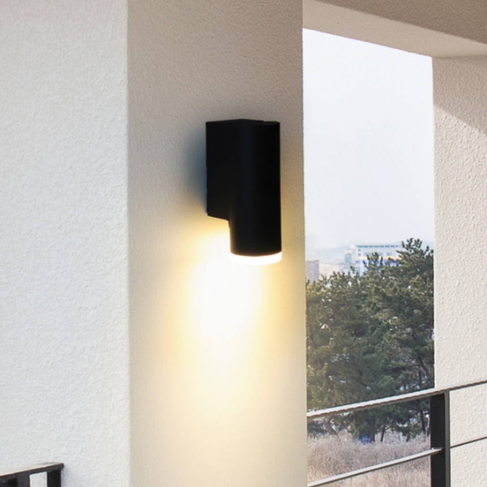 외벽등 LED 모던 외부 베란다 포인트 원형 벽등 벽부등 화이트 - 상세 이미지 4