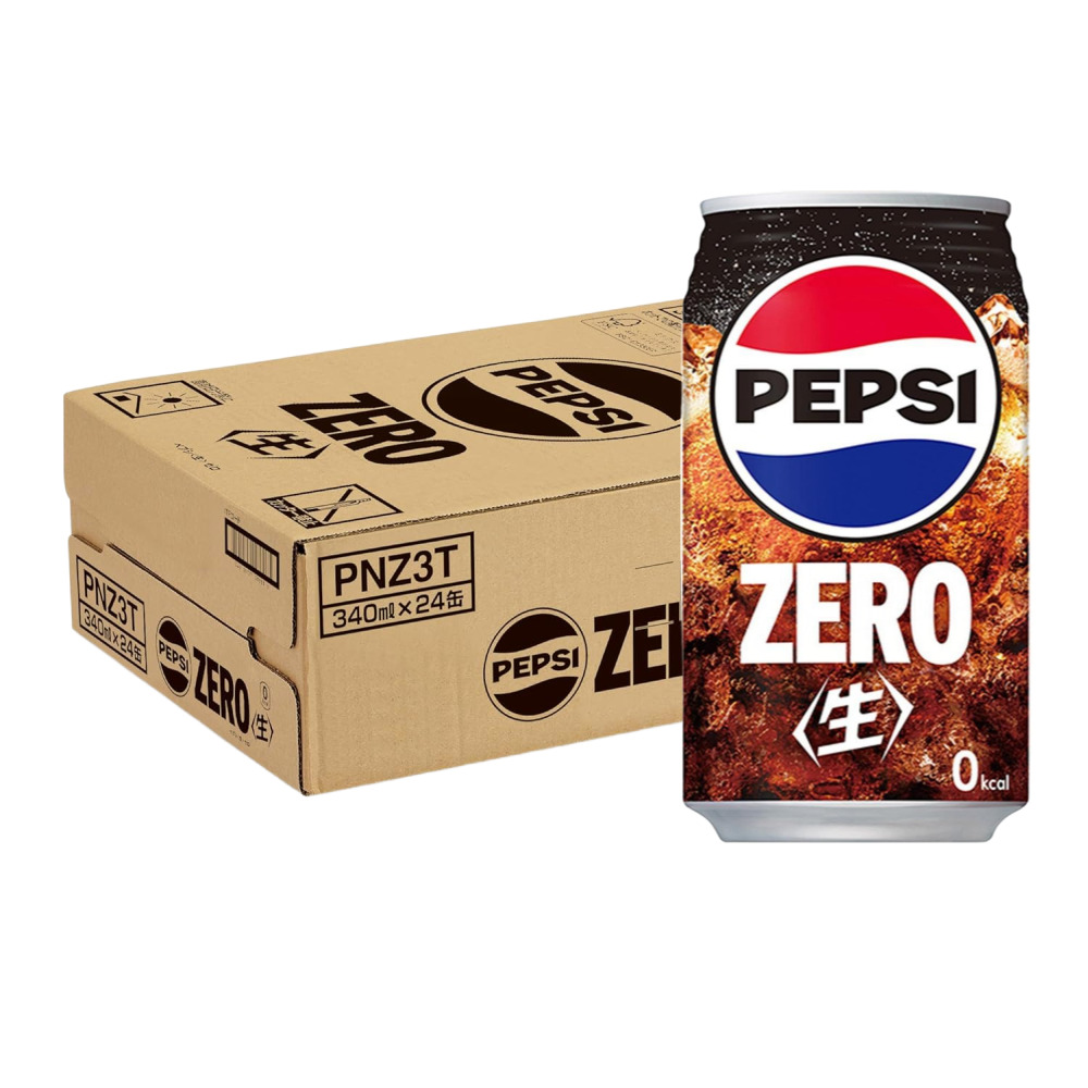 산토리 일본 생펩시 생콜라 제로 340ml 24캔 - 상품 이미지