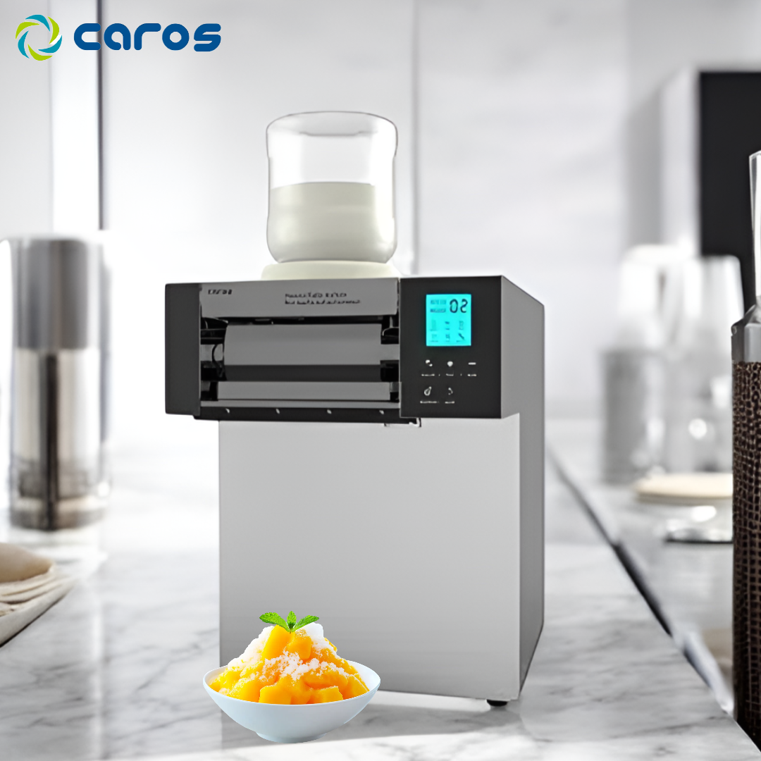 눈꽃빙수기 우유빙수기계 캐로스 업소용 카페빙수기 팥빙수 설빙 300kg 수냉식