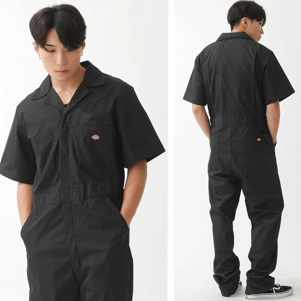 디키즈 점프슈트 작업복 워크 웨어 반팔 dickies-33999
