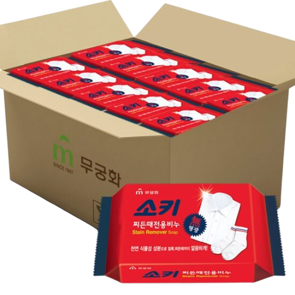 무궁화소키 찌든때전용비누 150g 32개(1BOX) : 오렌지사운드2