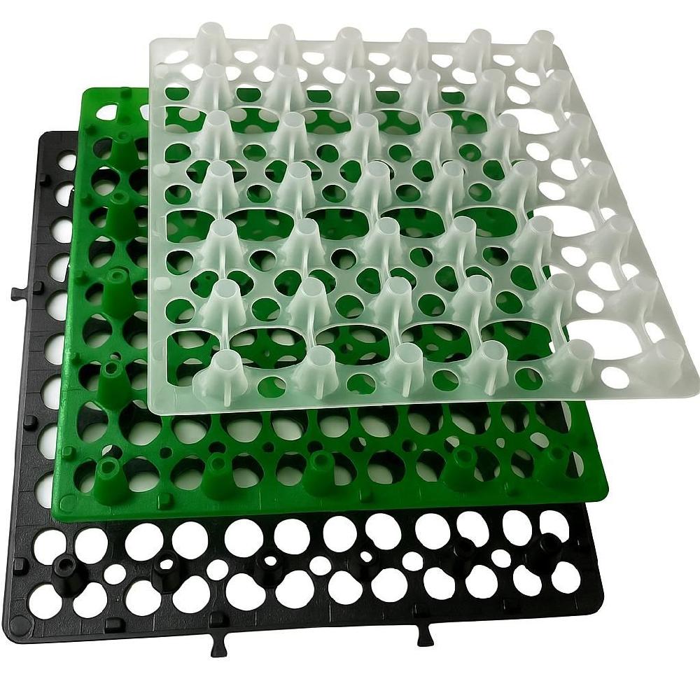 조경용 저수판 옥상텃밭 플라스틱 배수판 50x50x3cm 검정 기본 10개 - 상품 이미지