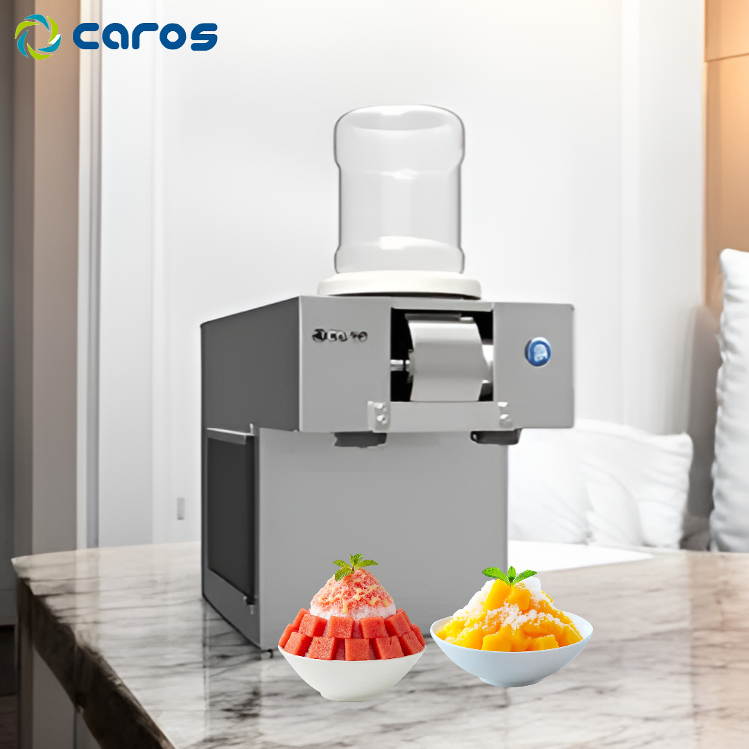 눈꽃빙수기 우유빙수기계 캐로스 업소용 카페빙수기 팥빙수 설빙 130kg 수냉식