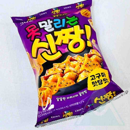 올몰 신짱 고구마 맛탕맛 120g 오피스간식 탕비실과자